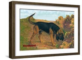 Bloodhound Champion-null-Framed Art Print