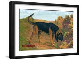 Bloodhound Champion-null-Framed Art Print