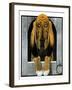 Bloodhound in Doghouse-Paul Bransom-Framed Giclee Print