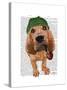 Bloodhound Sherlock Holmes-Fab Funky-Stretched Canvas