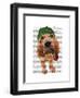 Bloodhound Sherlock Holmes-Fab Funky-Framed Art Print