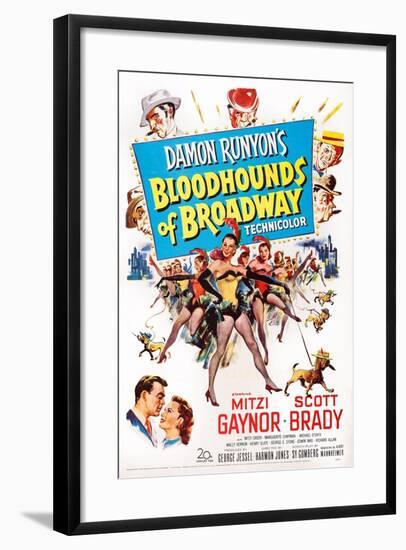 Bloodhounds of Broadway-null-Framed Art Print