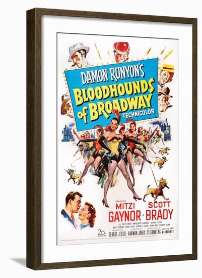 Bloodhounds of Broadway-null-Framed Art Print