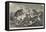 Bloodhounds on the Trail-George Bouverie Goddard-Framed Stretched Canvas