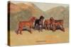 Bloodhounds-Thomas Ivester Llyod-Stretched Canvas