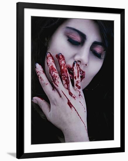 Bloodletting-Maria J Campos-Framed Photographic Print