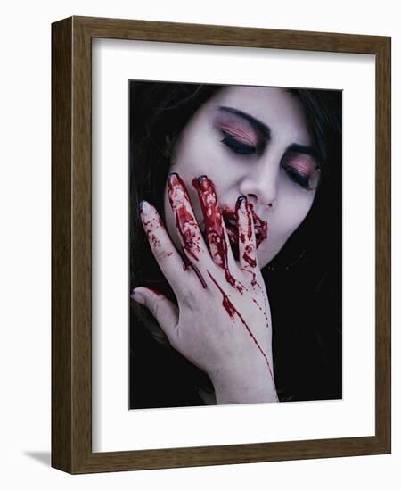 Bloodletting-Maria J Campos-Framed Photographic Print