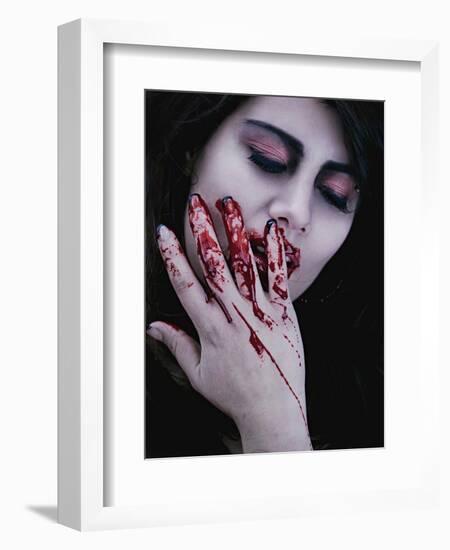 Bloodletting-Maria J Campos-Framed Photographic Print