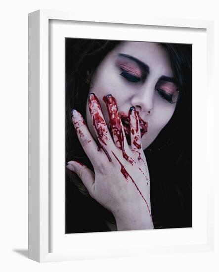 Bloodletting-Maria J Campos-Framed Photographic Print