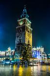 Poland, Krakow. Market Square at Night.-bloodua-Photographic Print