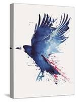 Bloody Crow-Robert Farkas-Stretched Canvas