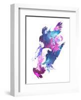 Bloody Fight-Robert Farkas-Framed Art Print