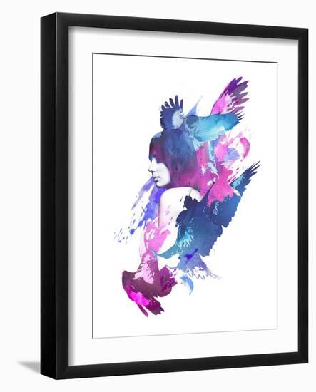 Bloody Fight-Robert Farkas-Framed Art Print