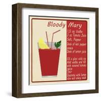 Bloody Mary Cocktail-radubalint-Framed Art Print