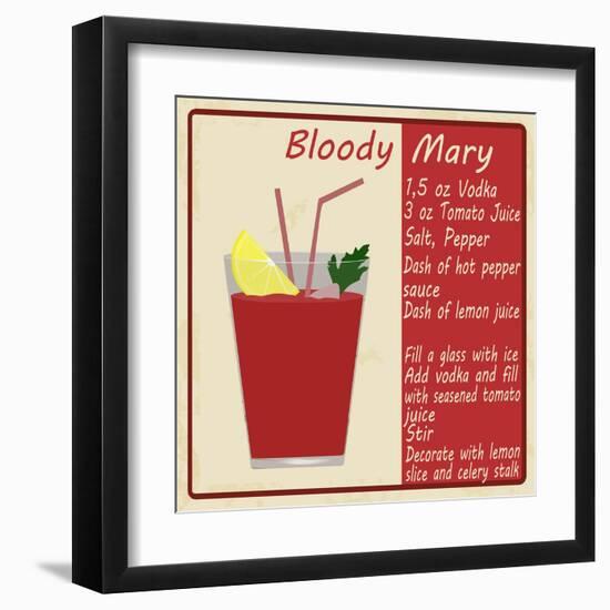 Bloody Mary Cocktail-radubalint-Framed Art Print