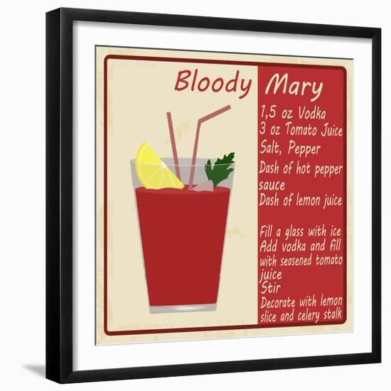 Bloody Mary Cocktail-radubalint-Framed Premium Giclee Print