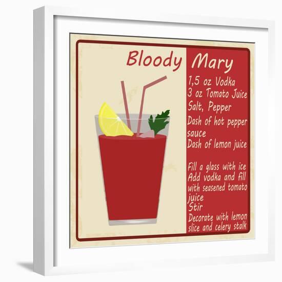 Bloody Mary Cocktail-radubalint-Framed Premium Giclee Print