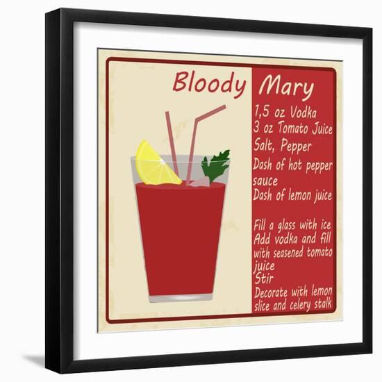 Bloody Mary Cocktail-radubalint-Framed Art Print