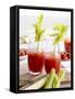 Bloody Mary with Celery-Barbara Lutterbeck-Framed Stretched Canvas