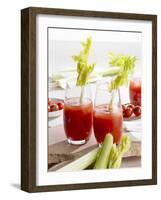 Bloody Mary with Celery-Barbara Lutterbeck-Framed Photographic Print