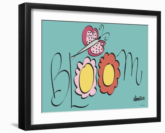 Bloom Rectangle-Leslie Wing-Framed Giclee Print