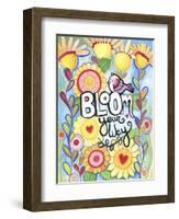 Bloom Your Way-Valarie Wade-Framed Giclee Print