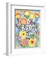 Bloom Your Way-Valarie Wade-Framed Giclee Print