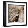 Bloomer Cut near Auburn, California, 800 feet long and 63 feet high, 1866-1869-Alfred A^ Hart-Framed Art Print