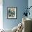 Blooming Blue I-Angela Maritz-Framed Giclee Print displayed on a wall