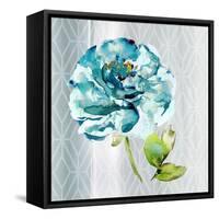 Blooming Blue-Jin Jing-Framed Stretched Canvas