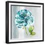 Blooming Blue-Jin Jing-Framed Art Print