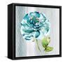 Blooming Blue-Jin Jing-Framed Stretched Canvas