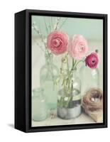 Blooming Bottles-Mandy Lynne-Framed Stretched Canvas