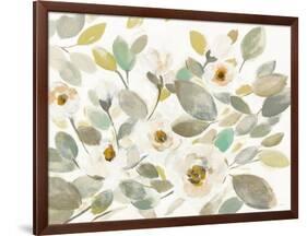 Blooming Branches II on White-Silvia Vassileva-Framed Art Print