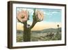 Blooming Cactus-null-Framed Art Print