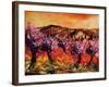 Blooming Cherry Trees In Provence-Pol Ledent-Framed Art Print