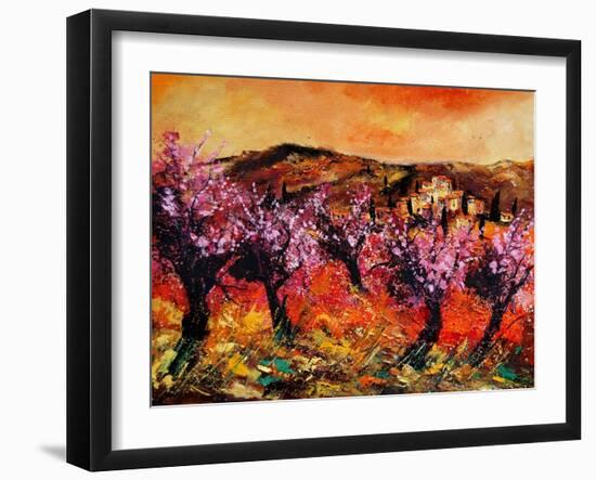 Blooming Cherry Trees In Provence-Pol Ledent-Framed Art Print