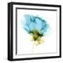 Blooming Cyan II-Jennifer Goldberger-Framed Art Print