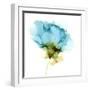 Blooming Cyan II-Jennifer Goldberger-Framed Art Print