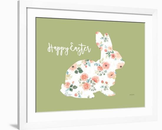 Blooming Delight Bunny II-Jenaya Jackson-Framed Art Print