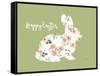 Blooming Delight Bunny II-Jenaya Jackson-Framed Stretched Canvas