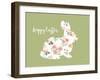 Blooming Delight Bunny II-Jenaya Jackson-Framed Art Print