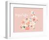 Blooming Delight Bunny III-Jenaya Jackson-Framed Art Print