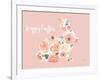 Blooming Delight Bunny III-Jenaya Jackson-Framed Art Print