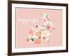 Blooming Delight Bunny III-Jenaya Jackson-Framed Art Print