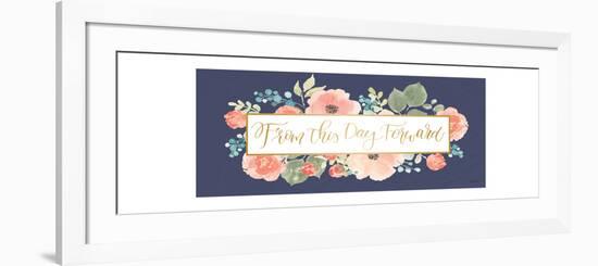 Blooming Delight VIII Blue-Jenaya Jackson-Framed Art Print