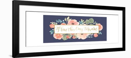 Blooming Delight VIII Blue-Jenaya Jackson-Framed Art Print