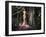 Blooming Gorgeous Lady In A Dress Of Flowers In The Rainforest-George Mayer-Framed Art Print