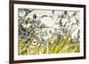 Blooming Grass 4477-Rica Belna-Framed Giclee Print