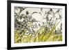 Blooming Grass 4477-Rica Belna-Framed Giclee Print